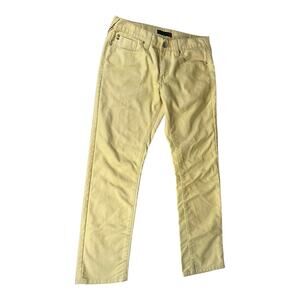 Vintage G by Guess Yellow Korbin Slim Fit Limonchelli Jeans 90s' Size US 31 Used
